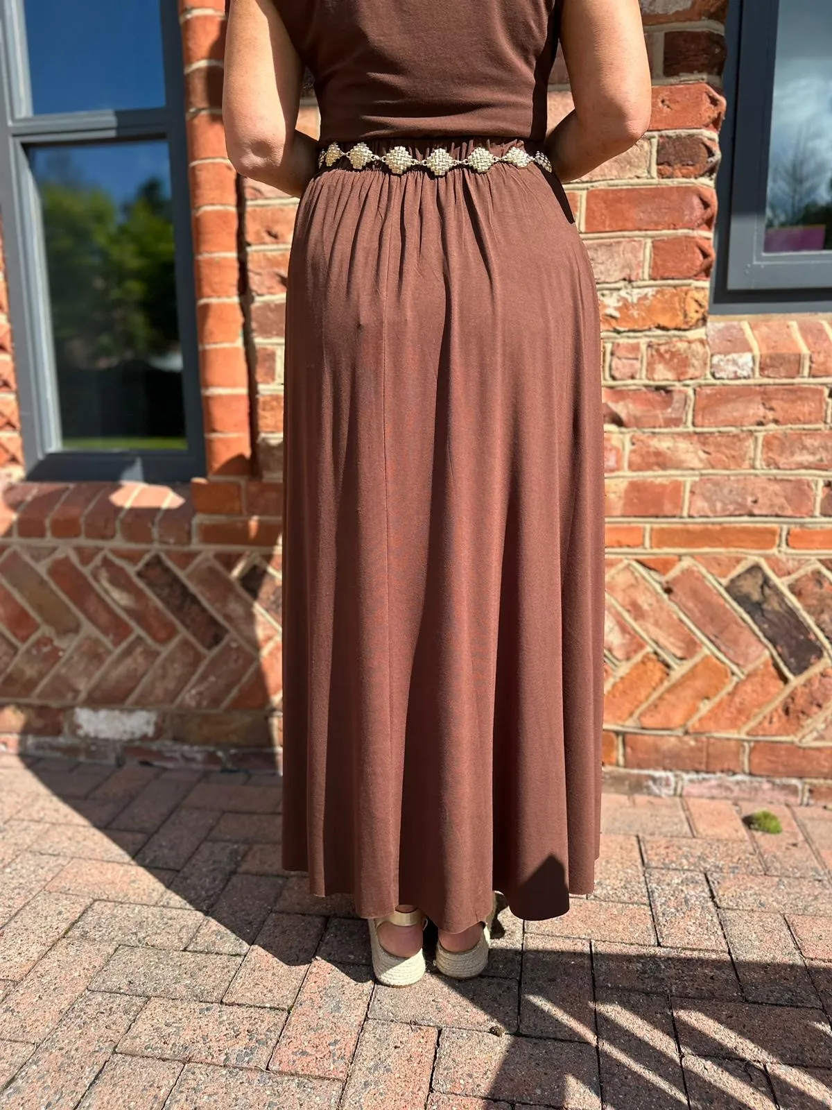 Chocolate Maxi Skirt Tammy