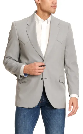 Circle S Men's Grey Shadow Ft. Worth Double Yoke Western Sport Coat