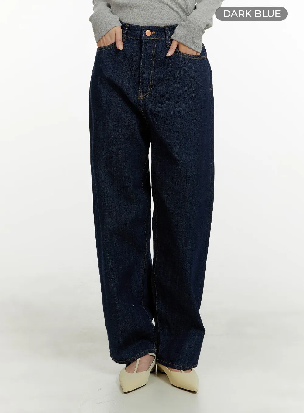 Classic Cotton Straight Jeans OA405