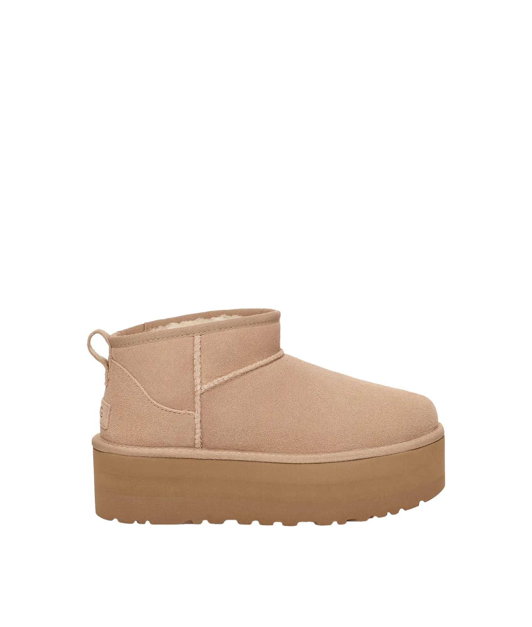 Classic Ultra Mini Platform Boot - Cream