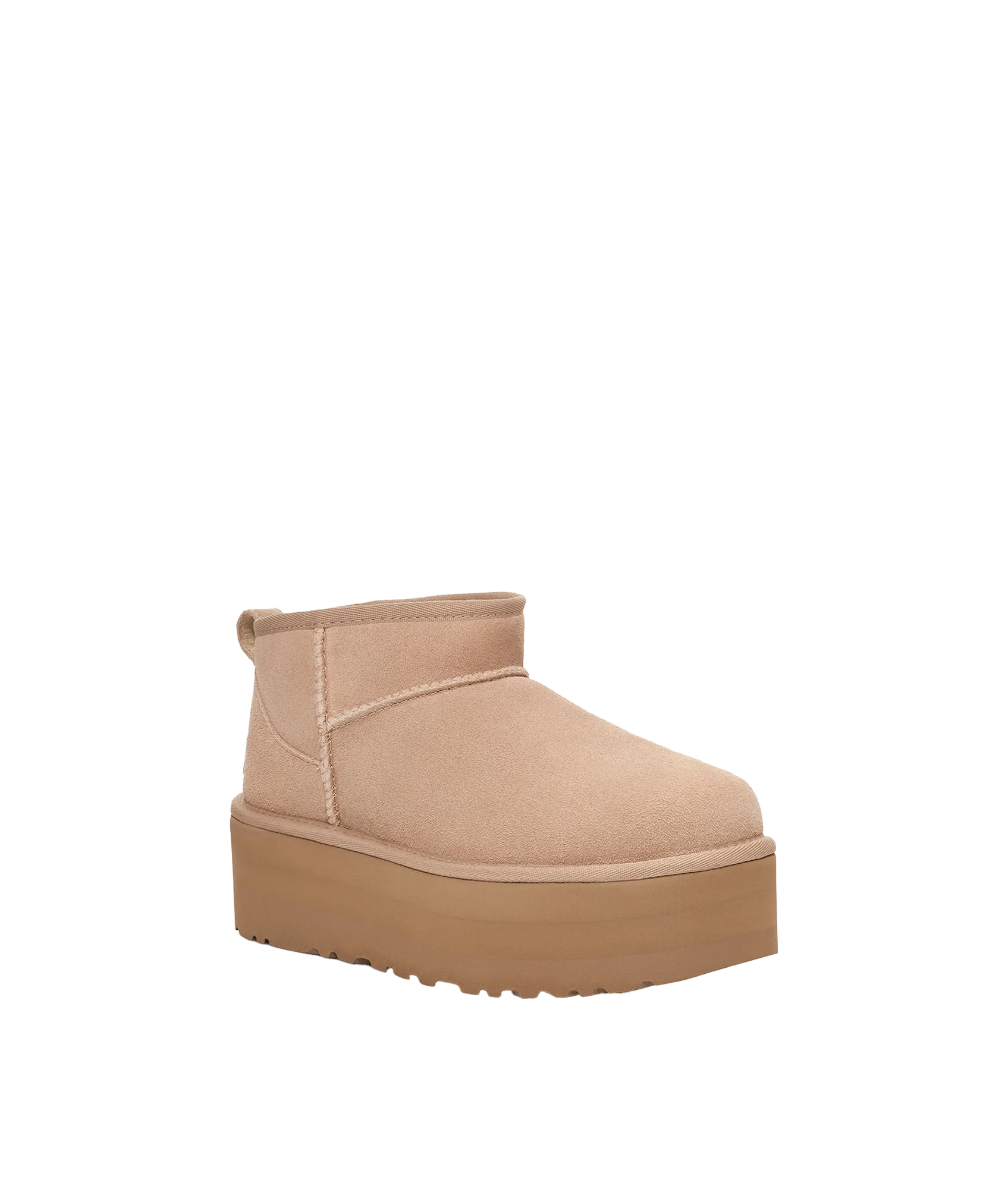 Classic Ultra Mini Platform Boot - Cream