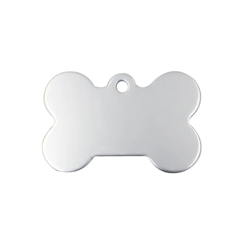 Customizable Dog Tag (2 Pack) | Engraved ID & Bone Shape