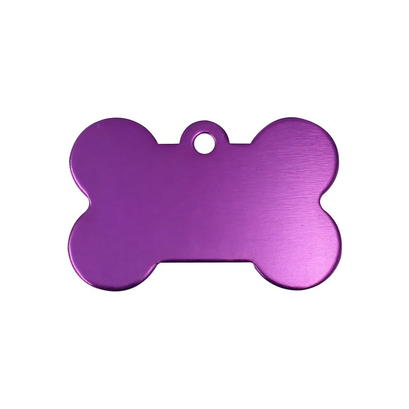 Customizable Dog Tag (2 Pack) | Engraved ID & Bone Shape