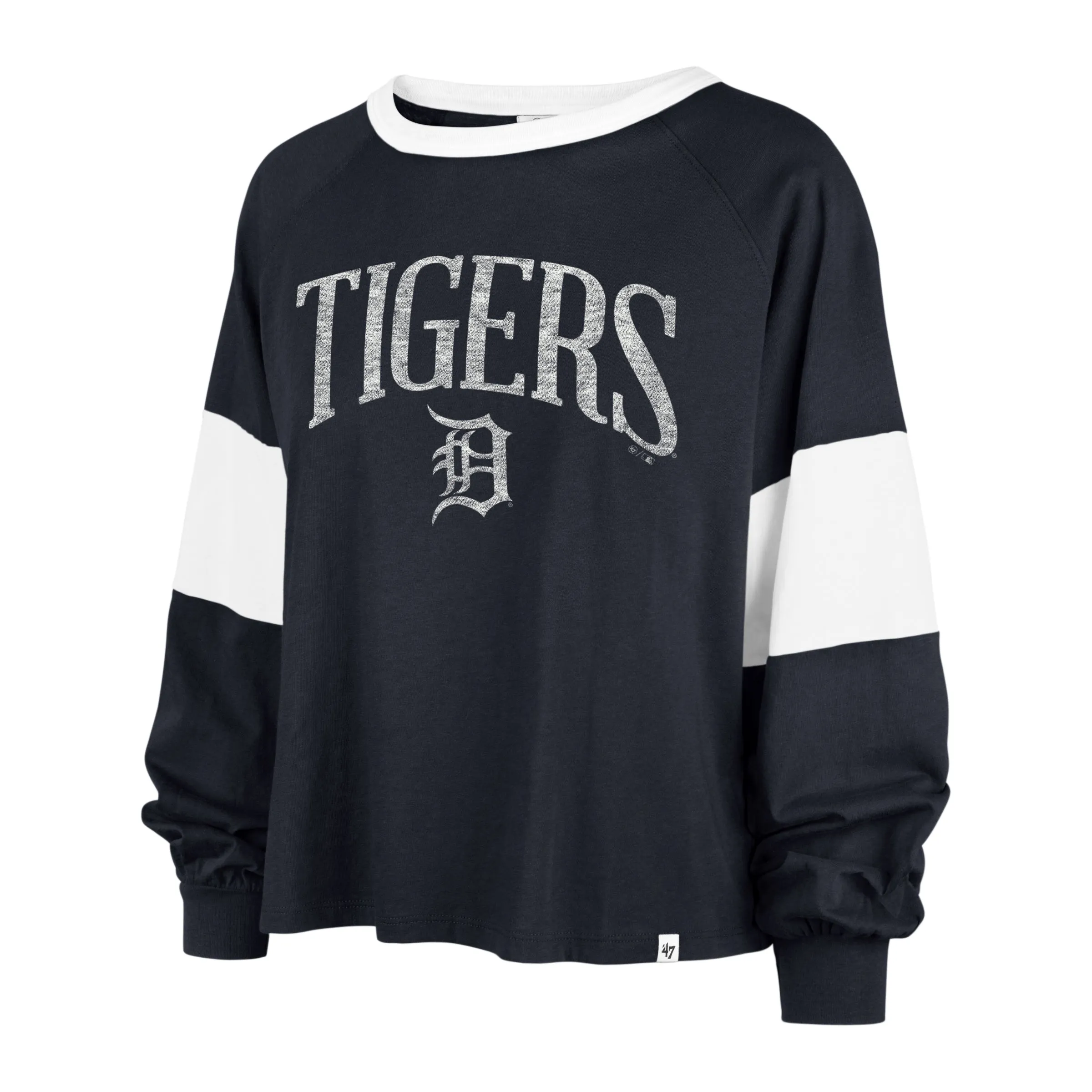 DETROIT TIGERS UPSIDE '47 RHEA LONG SLEEVE TEE WOMEN