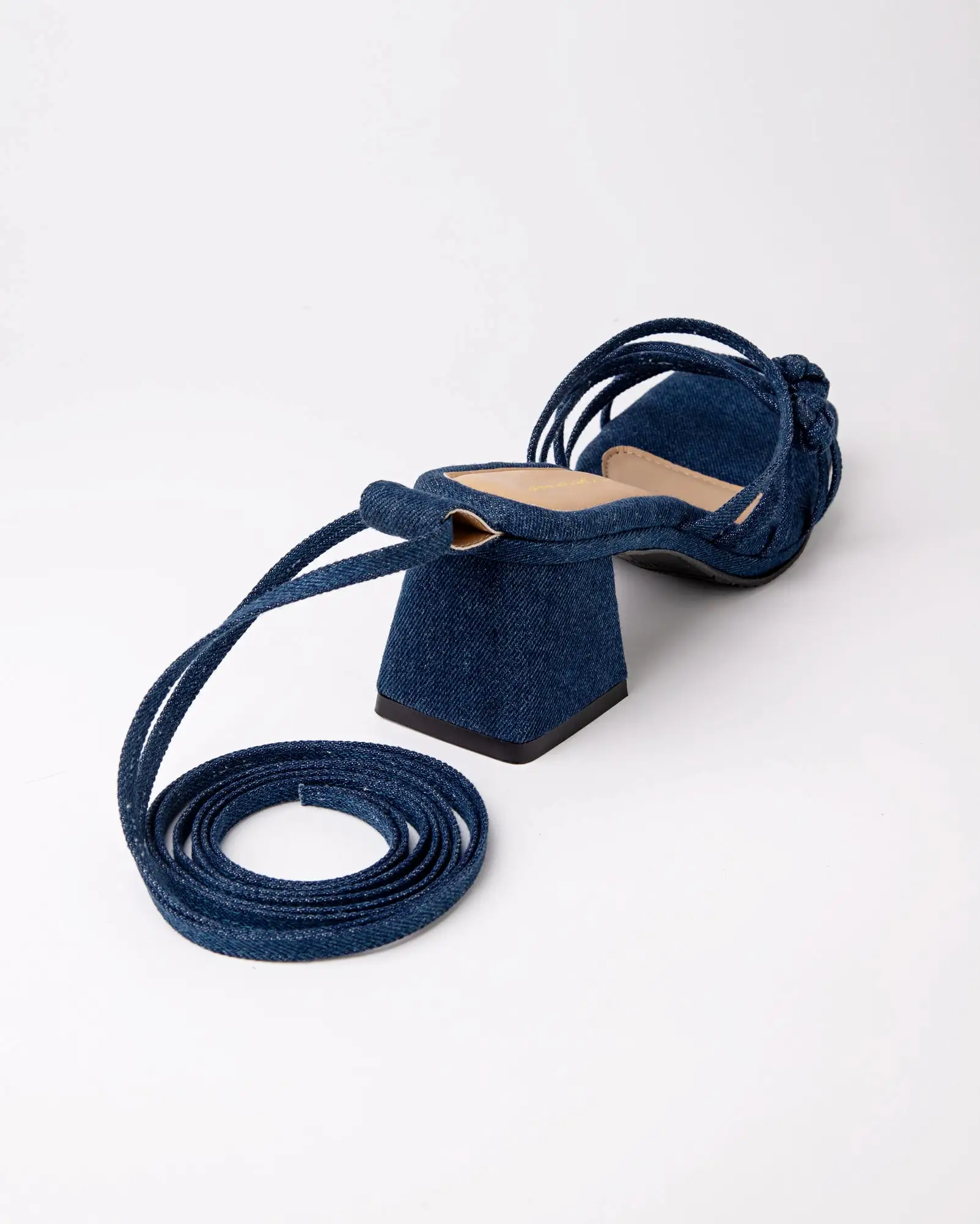 Double Chinese Knot Heels (Dark Denim)