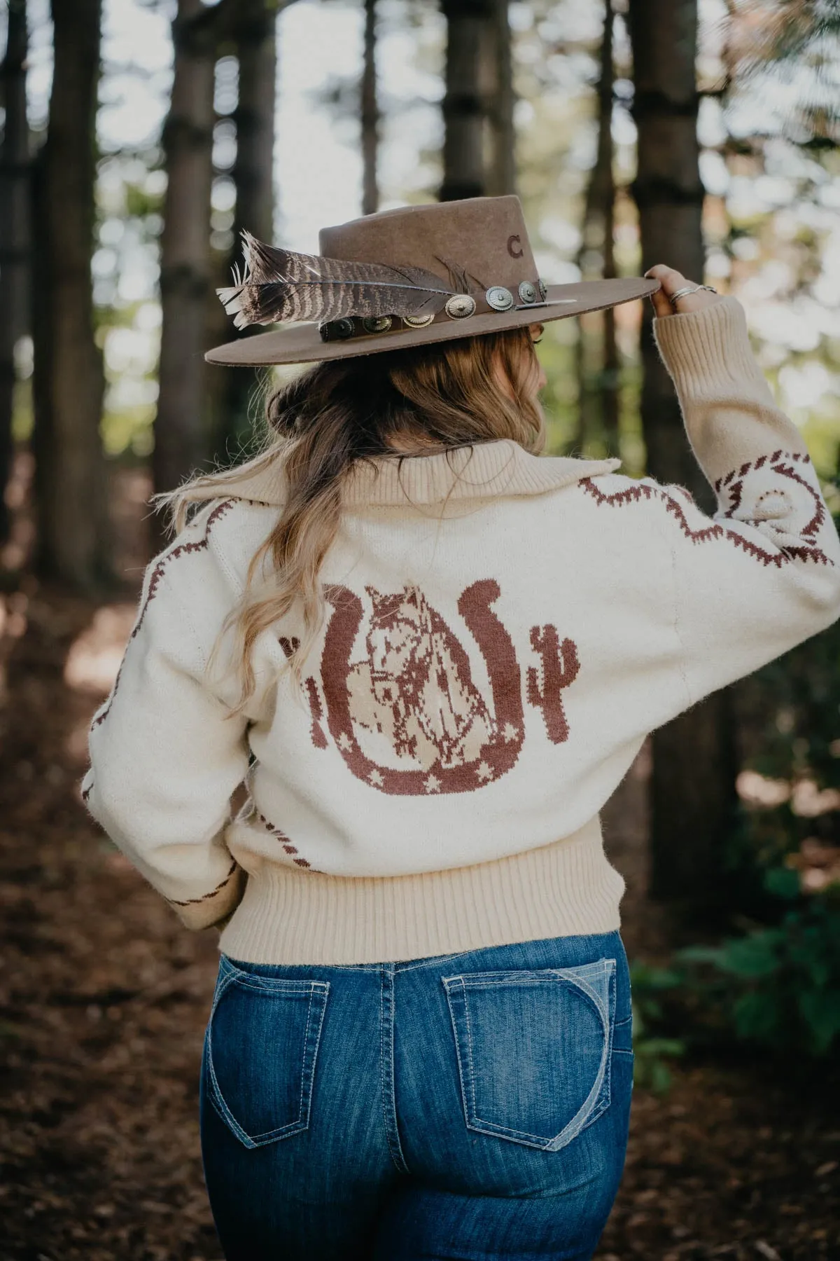 'Eliza' Women's Ariat Western Frontier Sweater (XS-XXL)