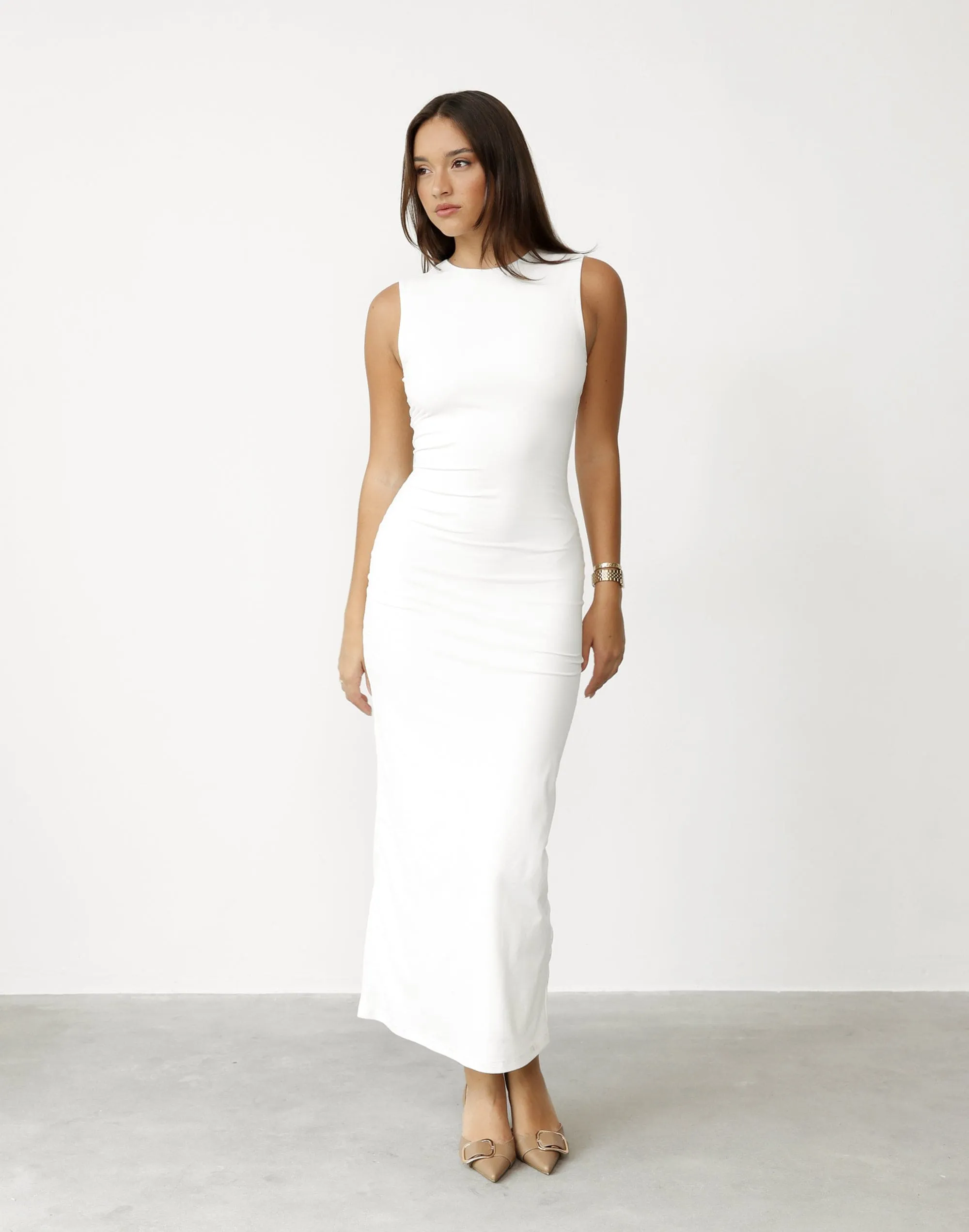 Fable Maxi Dress (White)