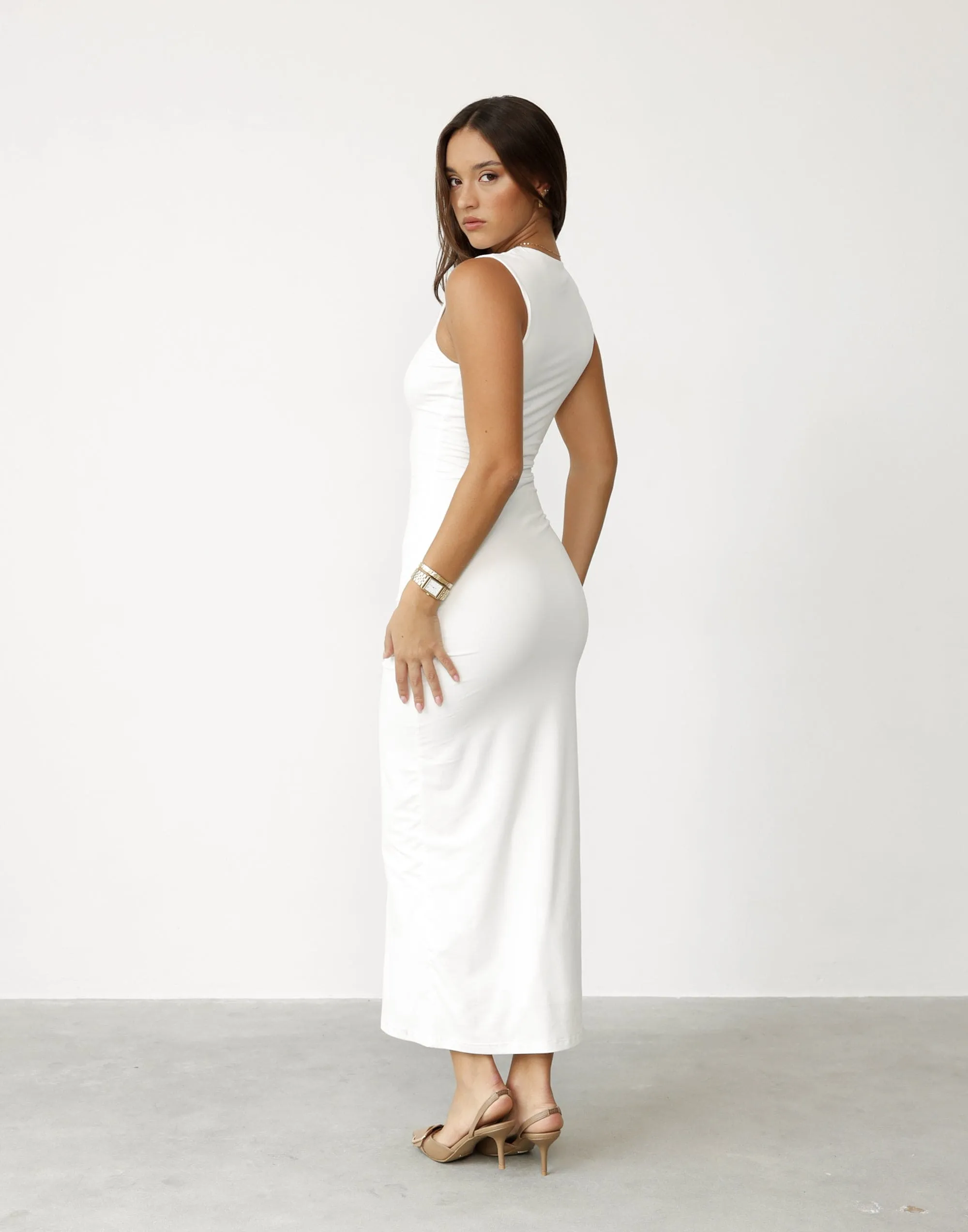 Fable Maxi Dress (White)