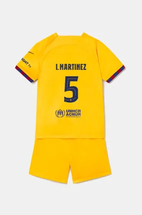 FC Barcelona fourth kit 22/23 - Little Kids - I. MARTINEZ