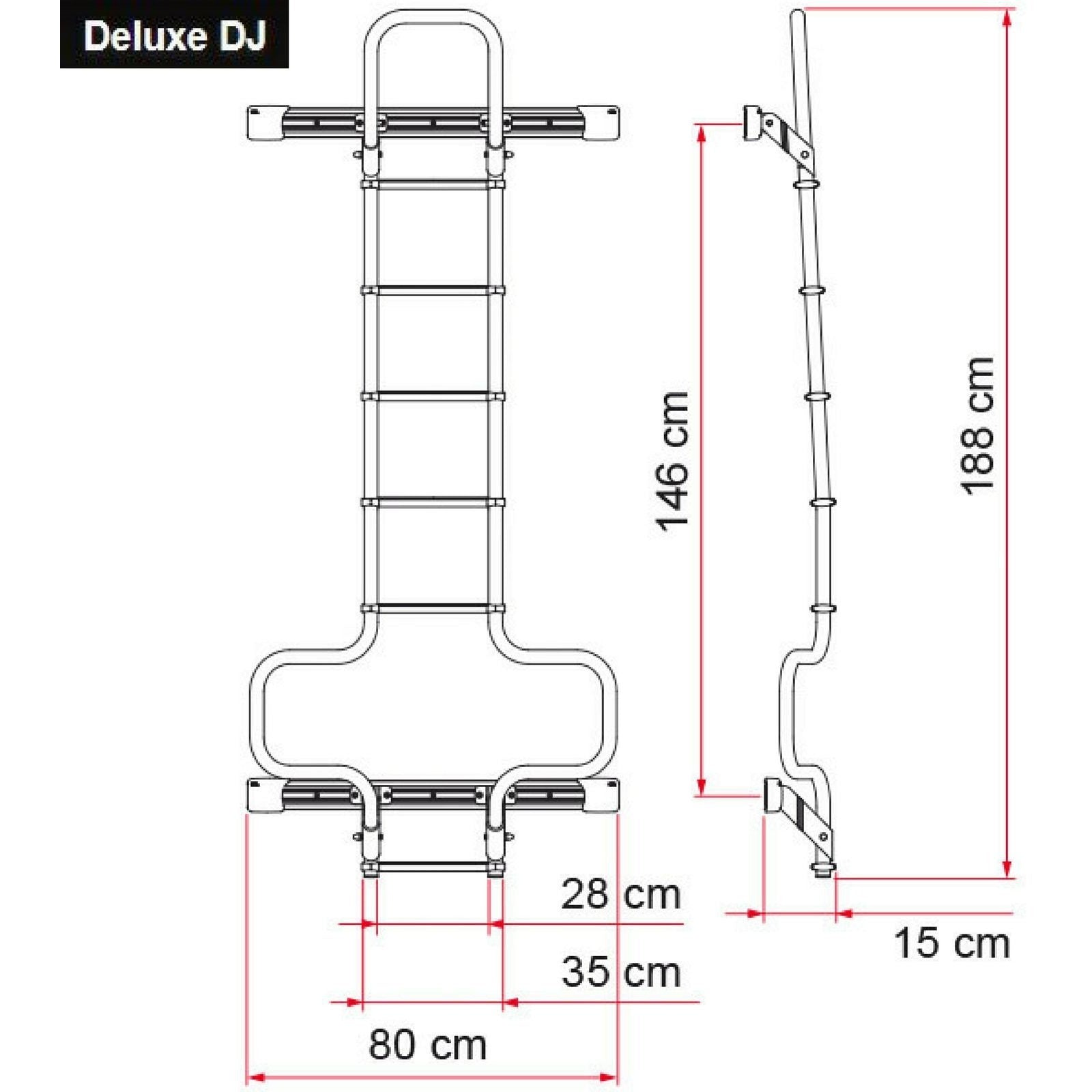 Fiamma Deluxe DJ Van Ladder