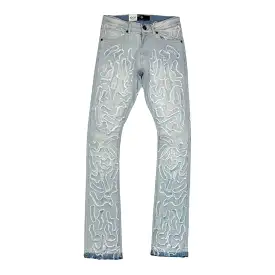 Focus Art Light Blue Stacked Jeans (3471)