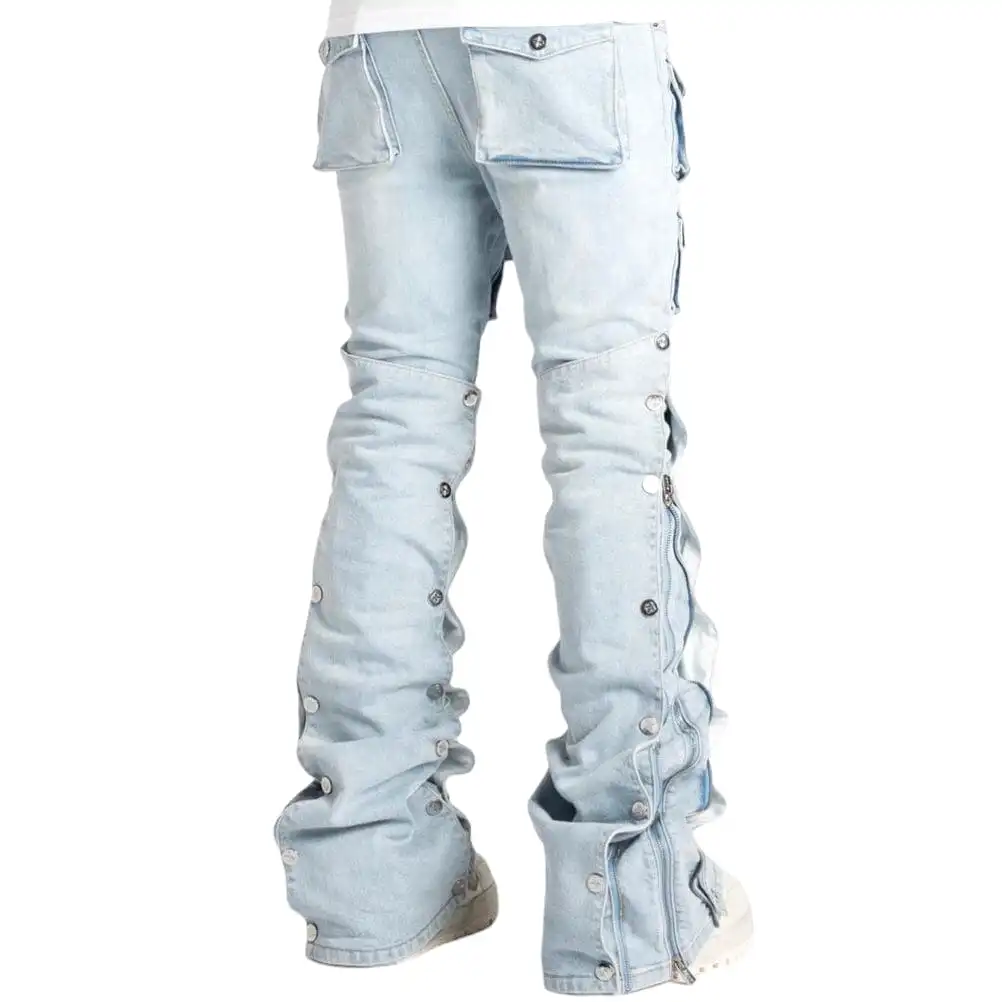 Guapi Aqua Blue Stacked Premium Denim (Aqua Blue) GUAP132