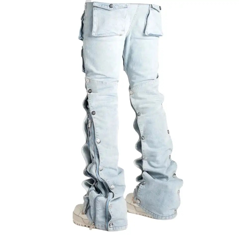 Guapi Aqua Blue Stacked Premium Denim (Aqua Blue) GUAP132