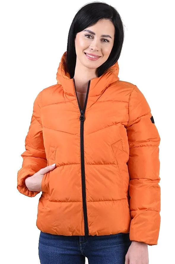 jacket ONLY Amanda Short - Burnt Orange - women´s