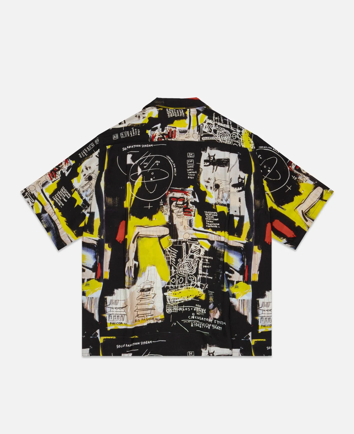 Jean-Michel Basquiat / S/S Hawaiian Shirt (Type-1) (Black)