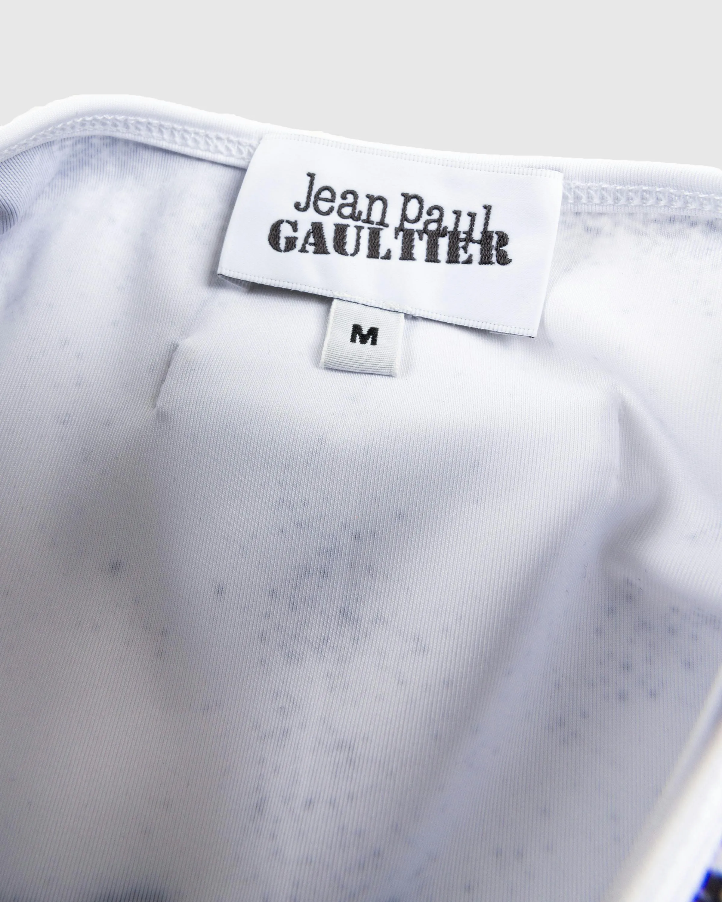 Jean Paul Gaultier – Long-Sleeve Gaultier Paris Top White/Black | Highsnobiety Shop