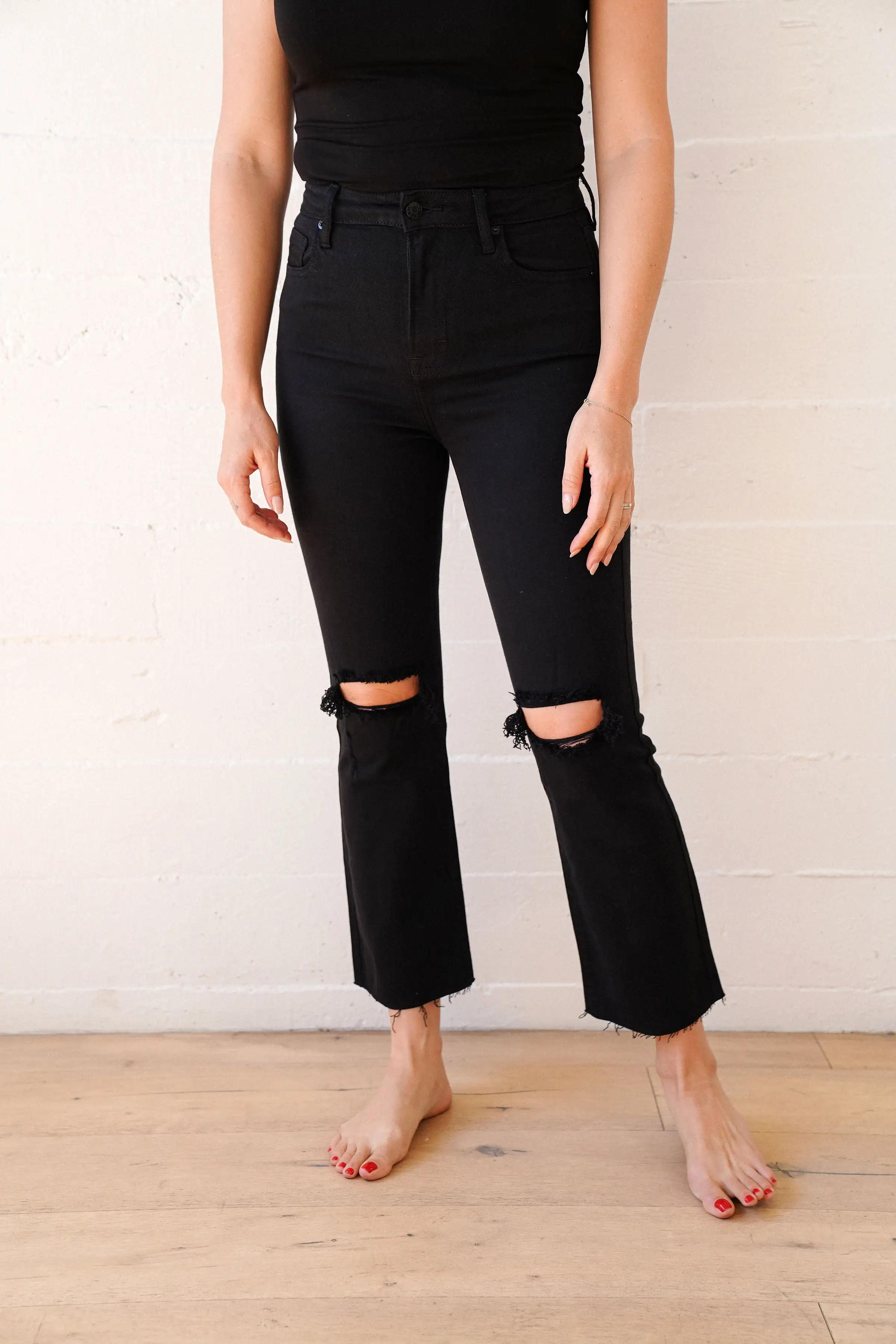 Kate Crop Boot Cut Jeans