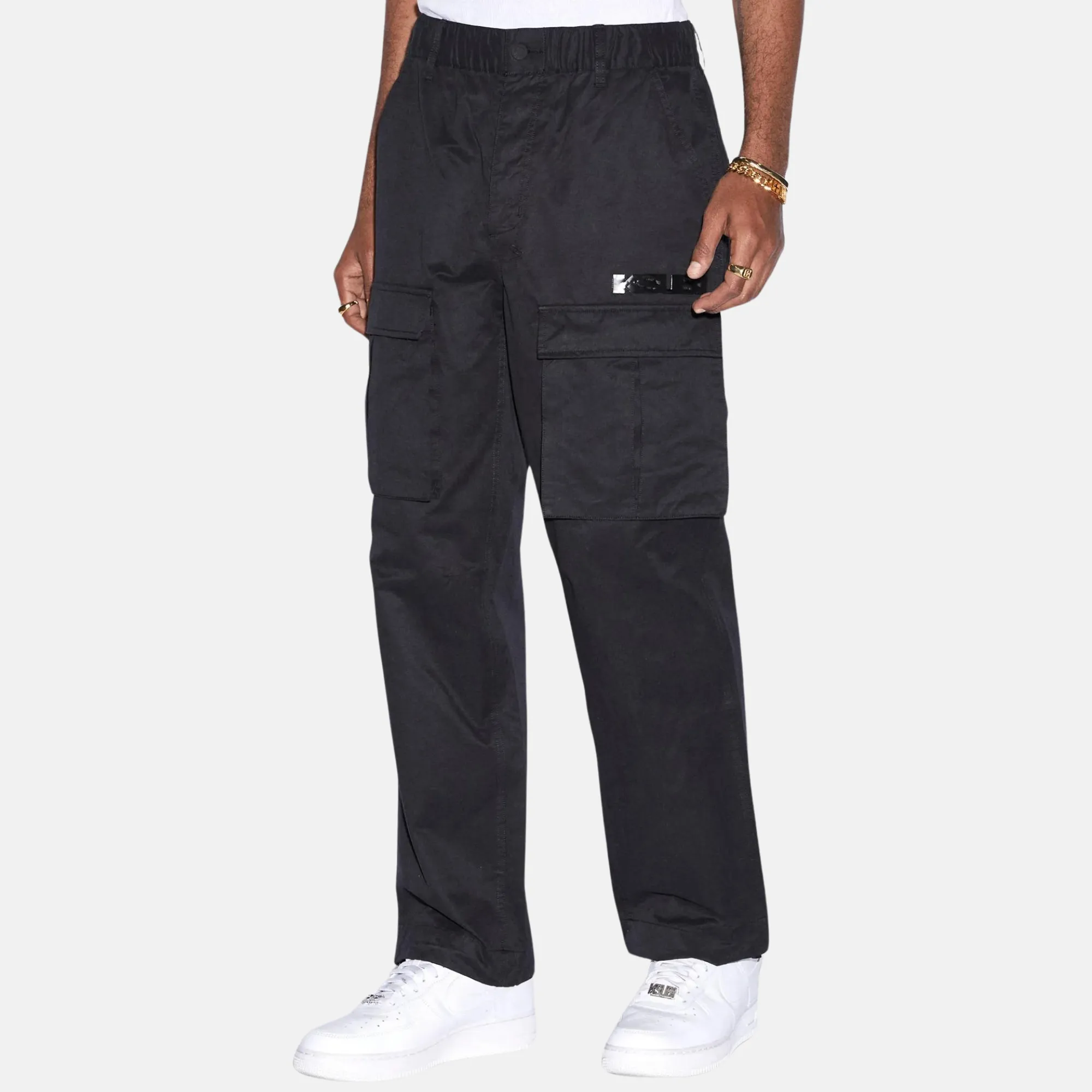 Ksubi Speeder Fugitive Black Cargo Pants