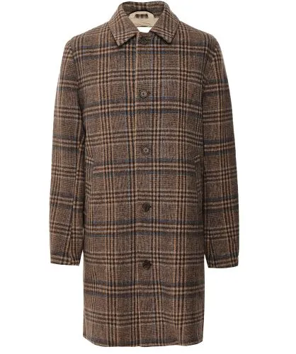 Les Deux Wool Check McKay Coat | Jules B