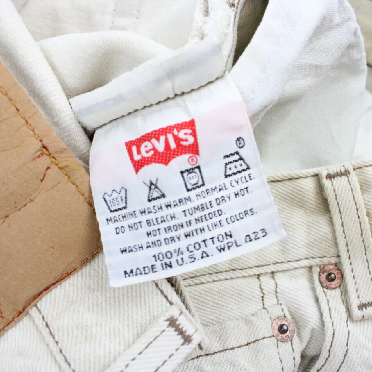 LEVIS 501 Jeans Beige | W34 L34