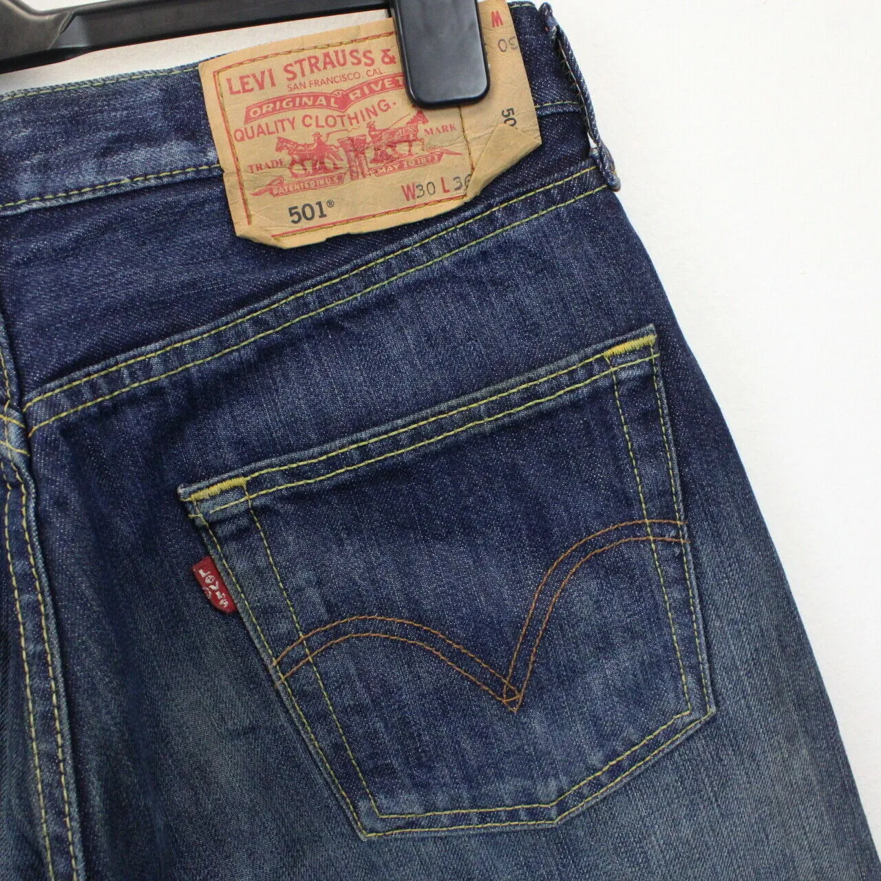 LEVIS 501 Jeans Dark Blue | W30 L36