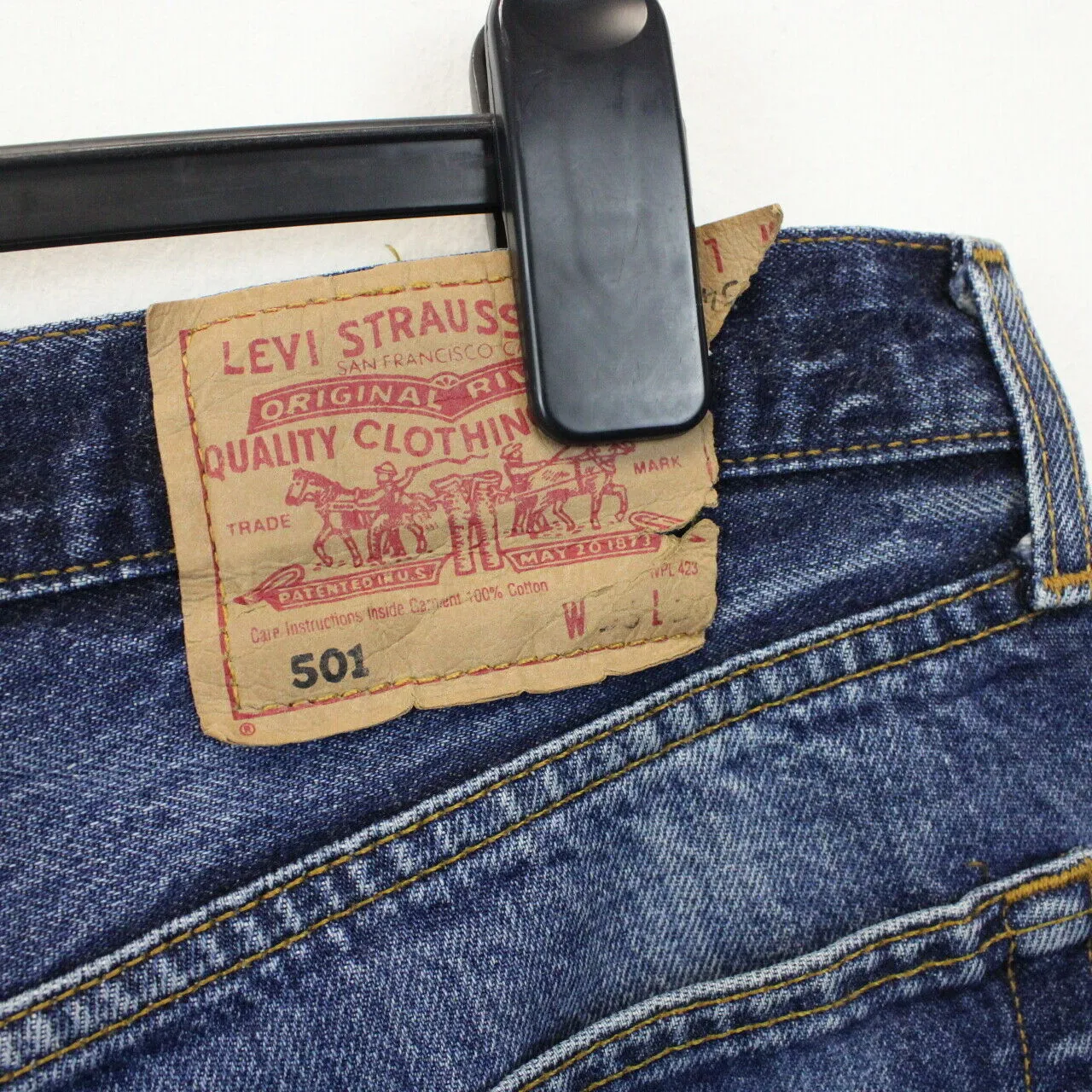 LEVIS 501 Jeans Mid Blue | W37 L34