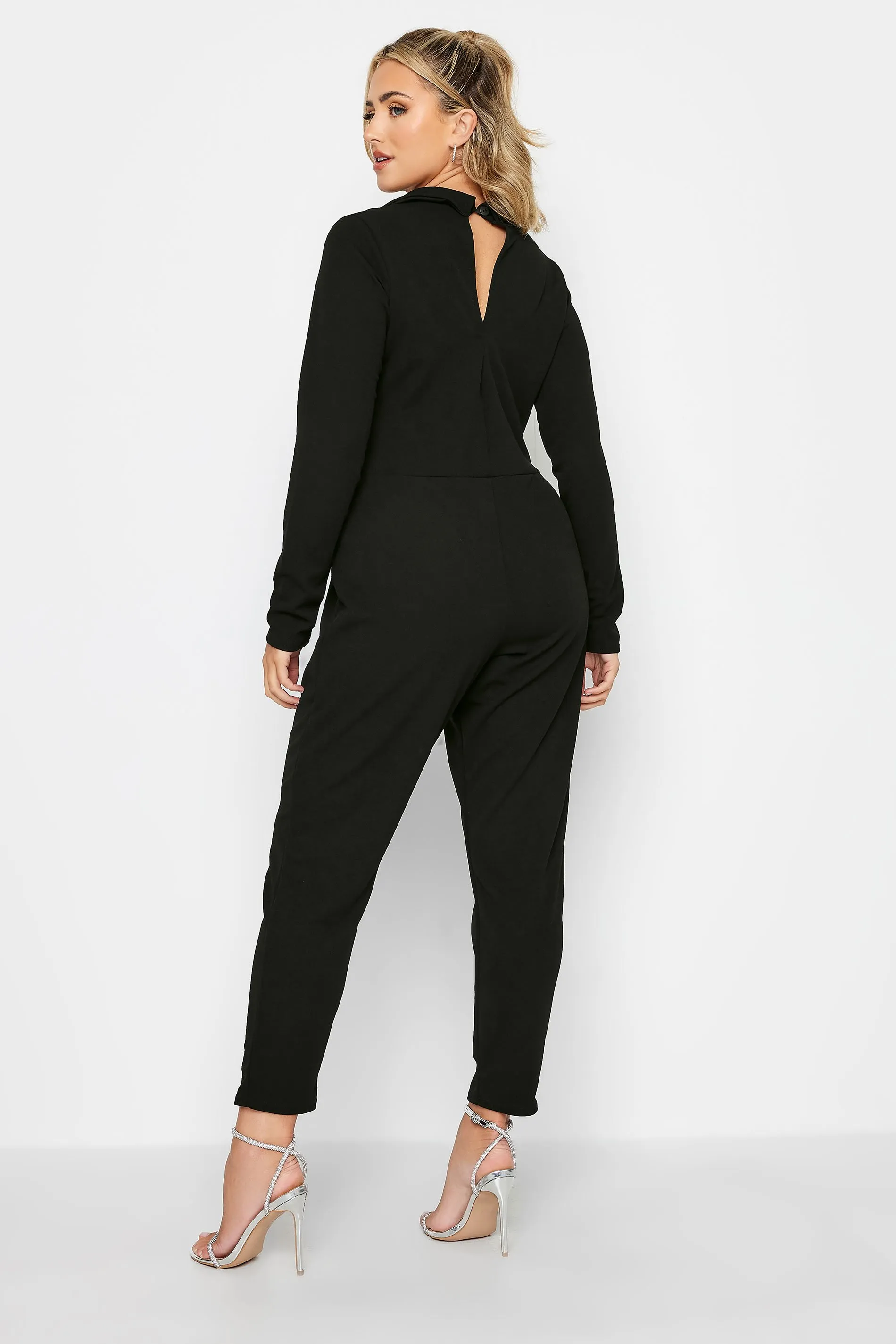 LIMITED COLLECTION Curve Black Blazer Style Jumpsuit