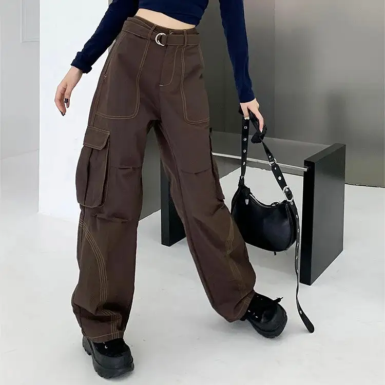 Line Stitch Cargo Pants