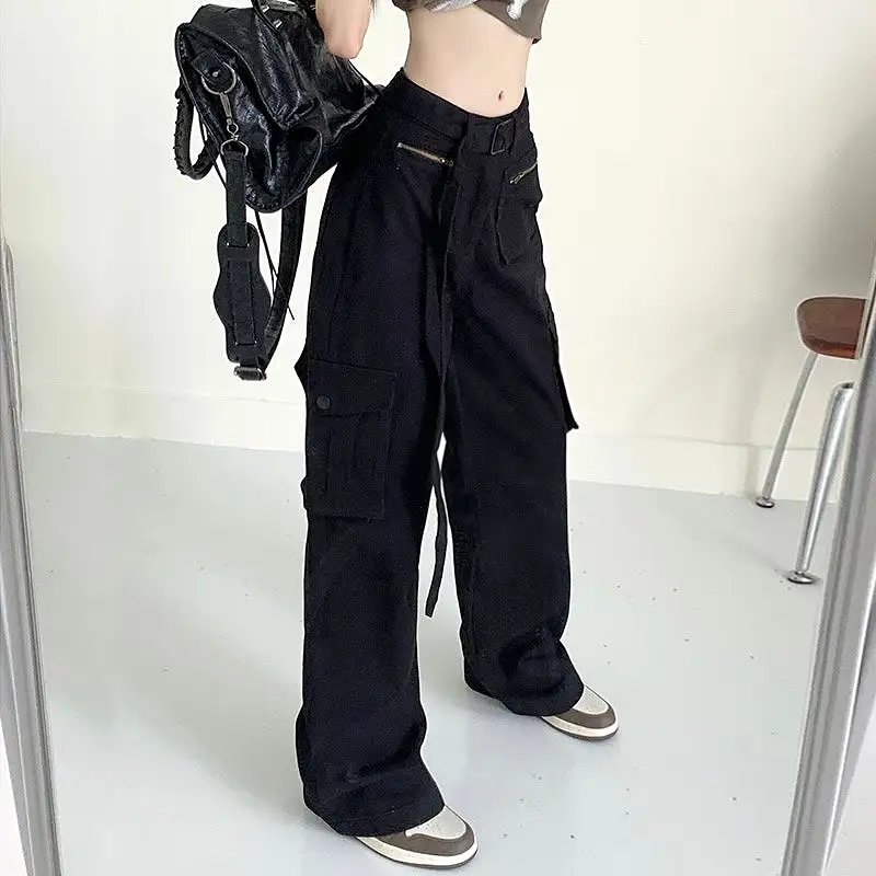 Long Belt Cargo Pants