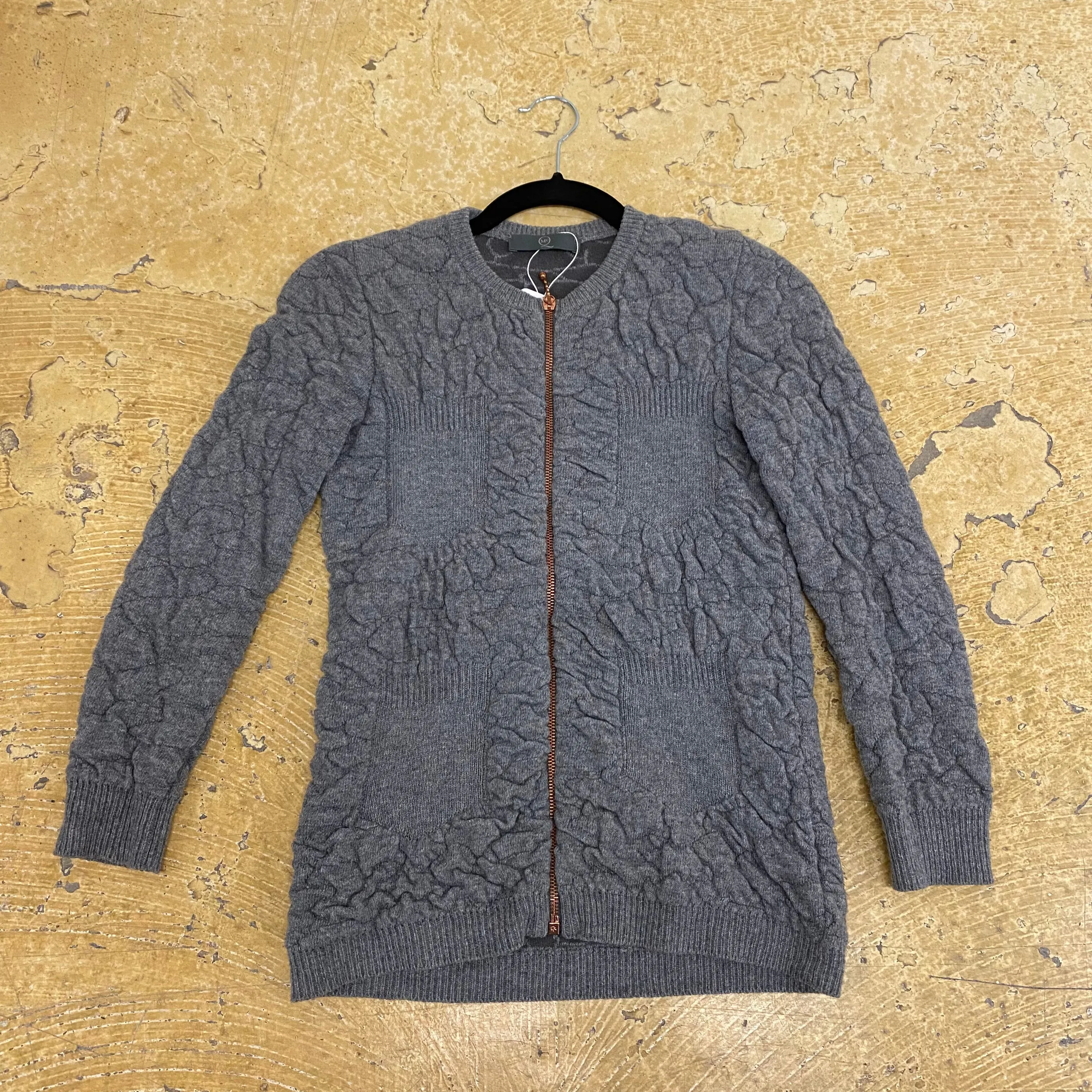 MCQ by Alexander McQueen Grey Wool Cardigan TWS