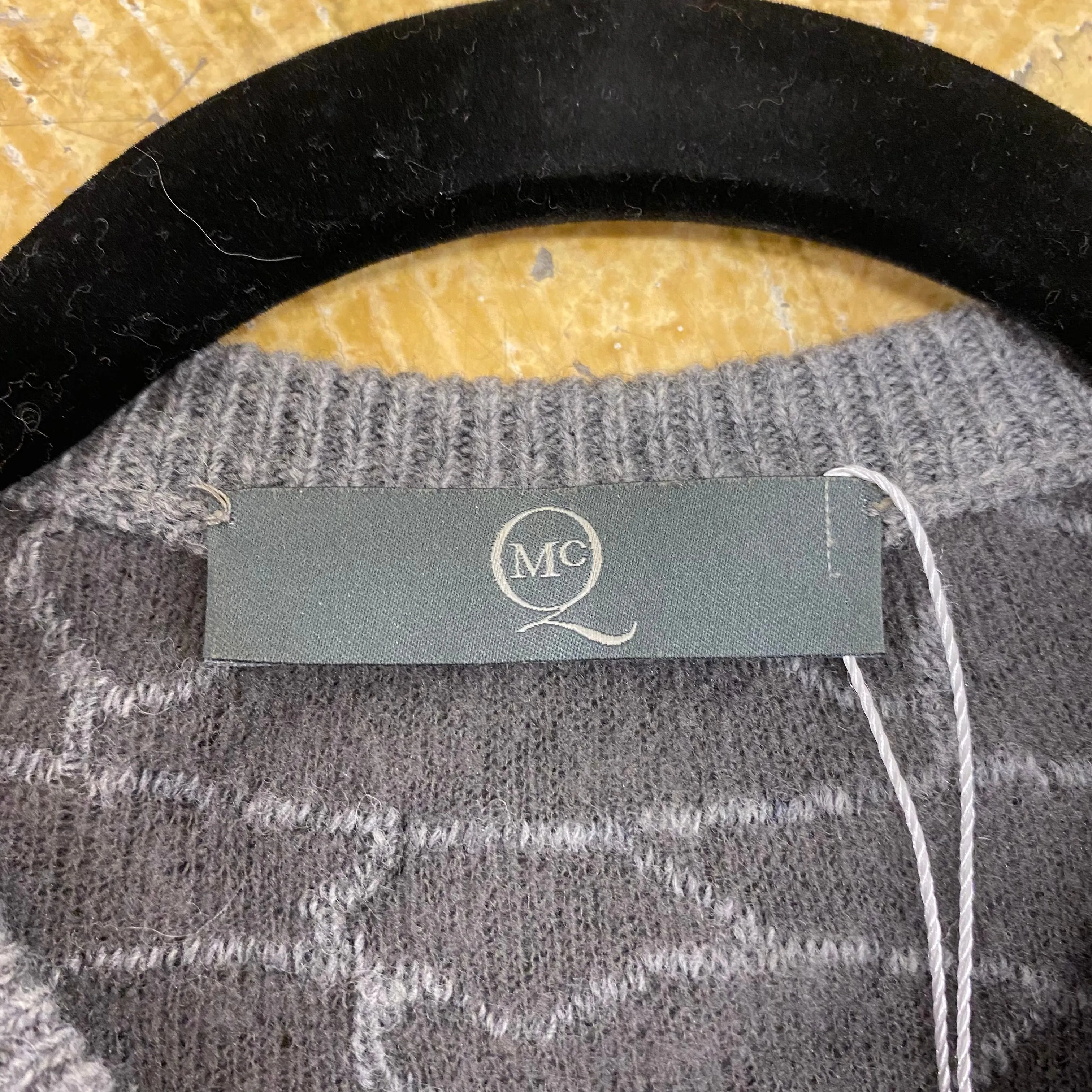 MCQ by Alexander McQueen Grey Wool Cardigan TWS