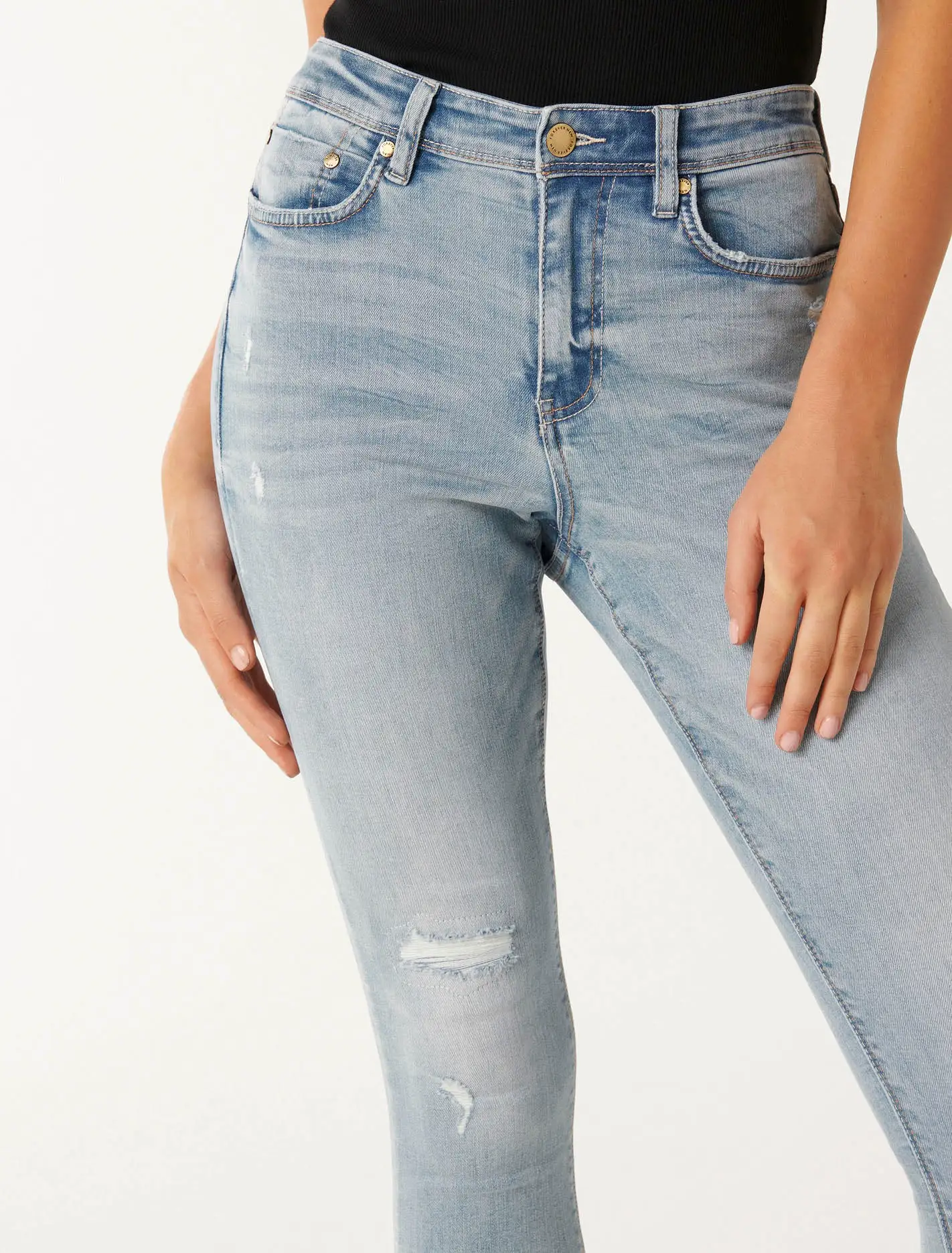 Nala Mid-Rise Ankle Skinny Jeans