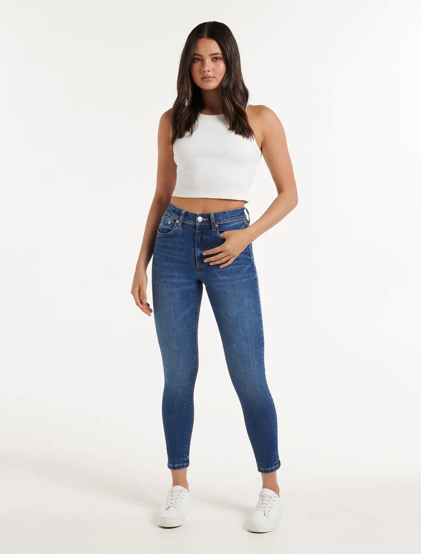 Nala Mid-Rise Skinny Jeans