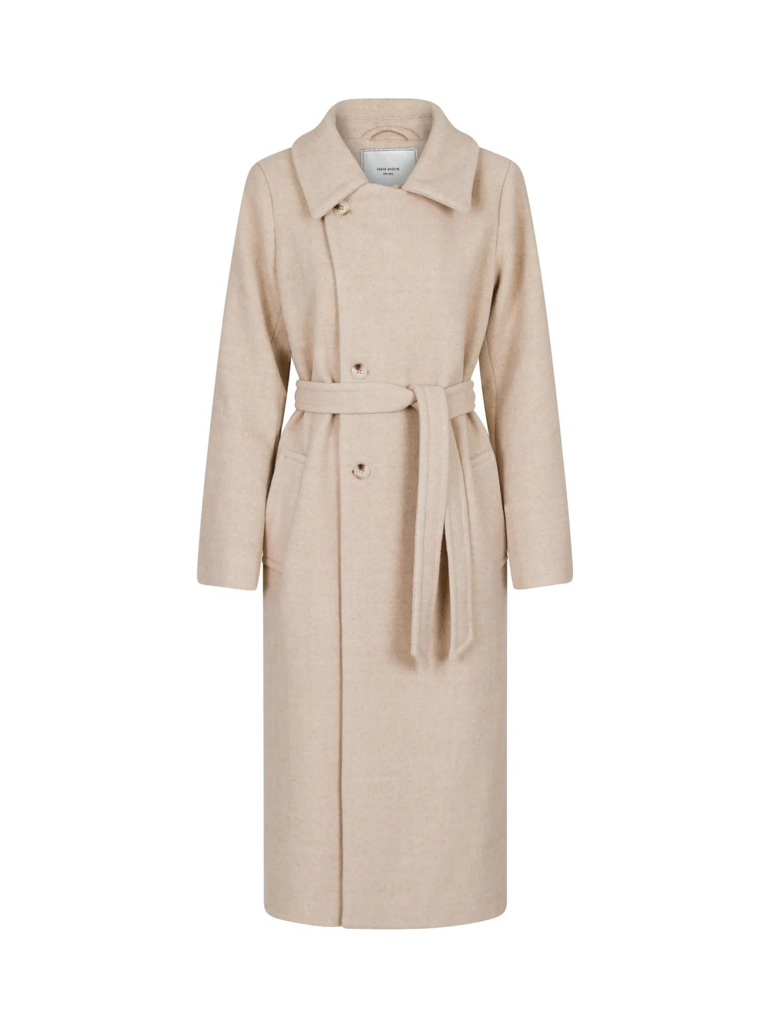 NEO NOIR COAT EDGAR TWILL COAT IVORY