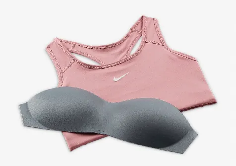 Nike Womens Support Swoosh Pad Sports Bra  BV3636 667