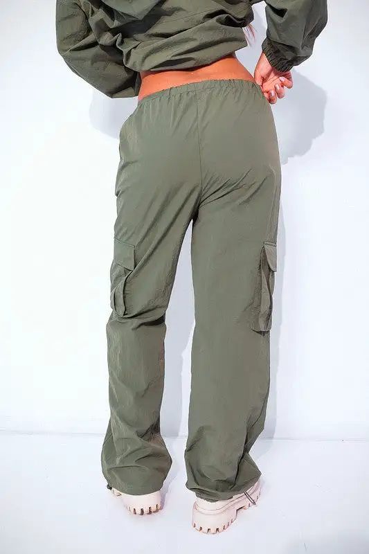 NYLON CARGO PANTS