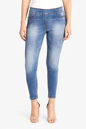 OMG Skinny Ankle Jean in Medium Denim