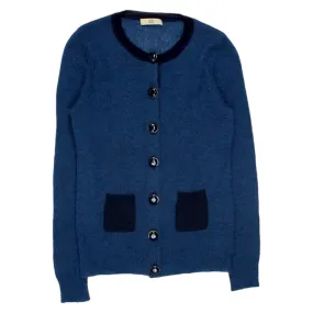 Orla Kiely Blue Pocket Cardigan