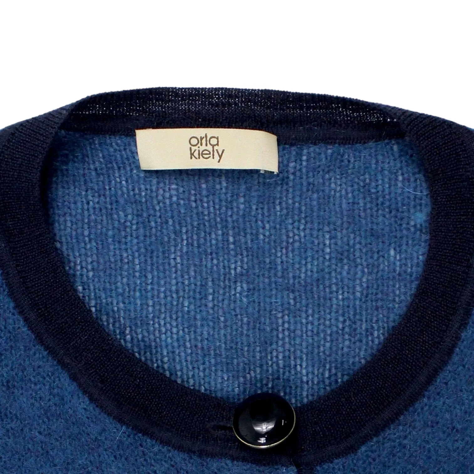 Orla Kiely Blue Pocket Cardigan