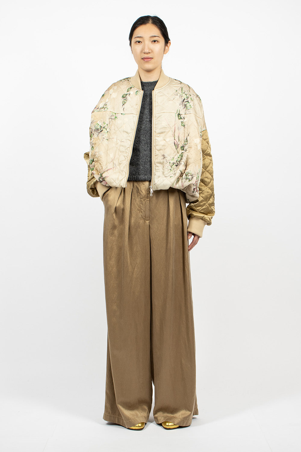 Oversized Suit Trouser Natural