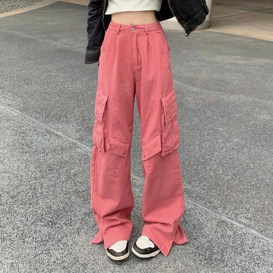 Pink Cargo Pants