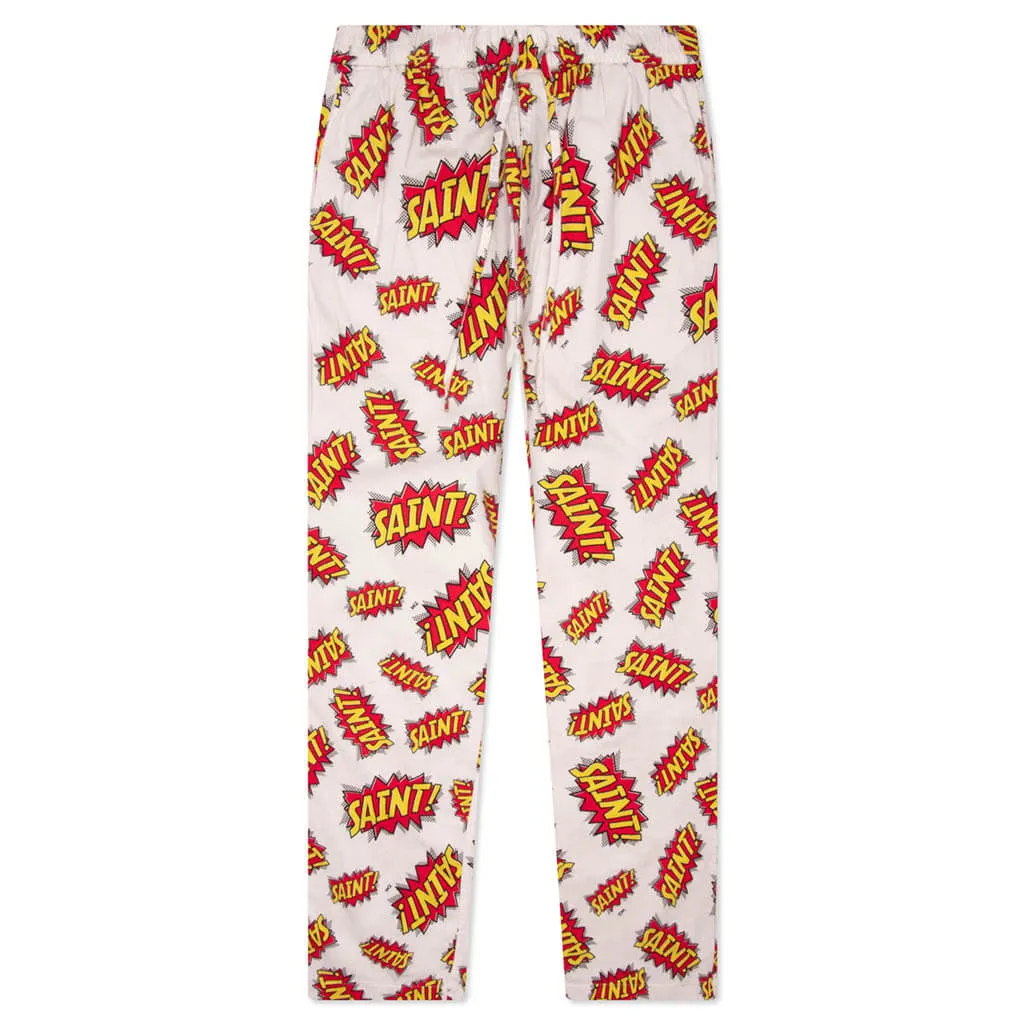 Pow Pajama Pant - White