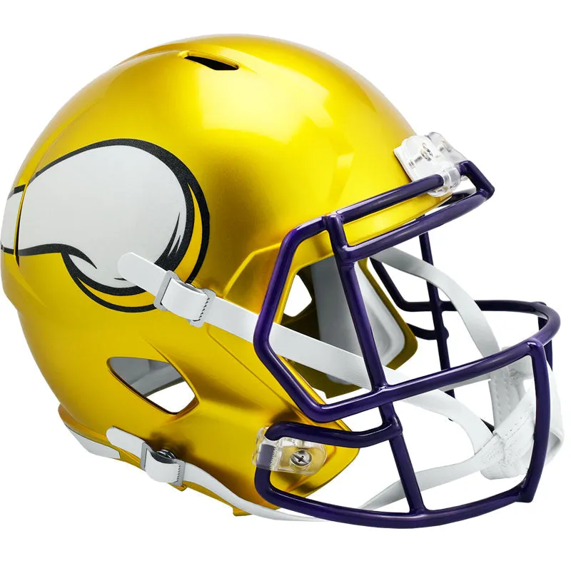 PRE-ORDER: C.J. Ham Autographed Minnesota Vikings Full-Size Helmet (Choose From List)