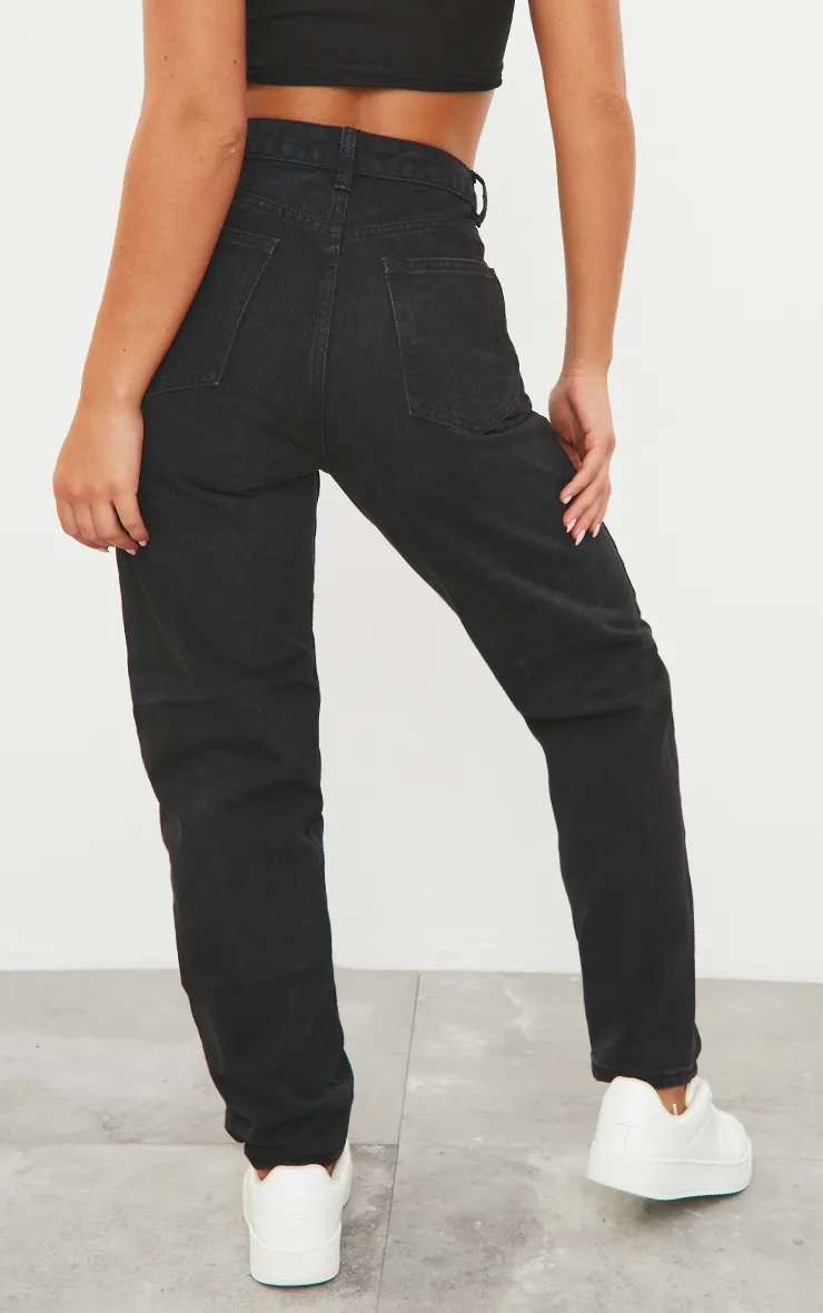 Prettylittlething Black Mom Jean | Denim