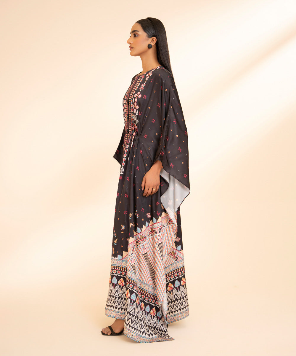 Printed Silk Kaftan