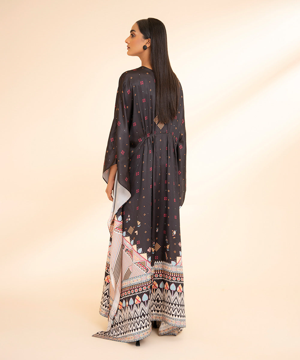 Printed Silk Kaftan