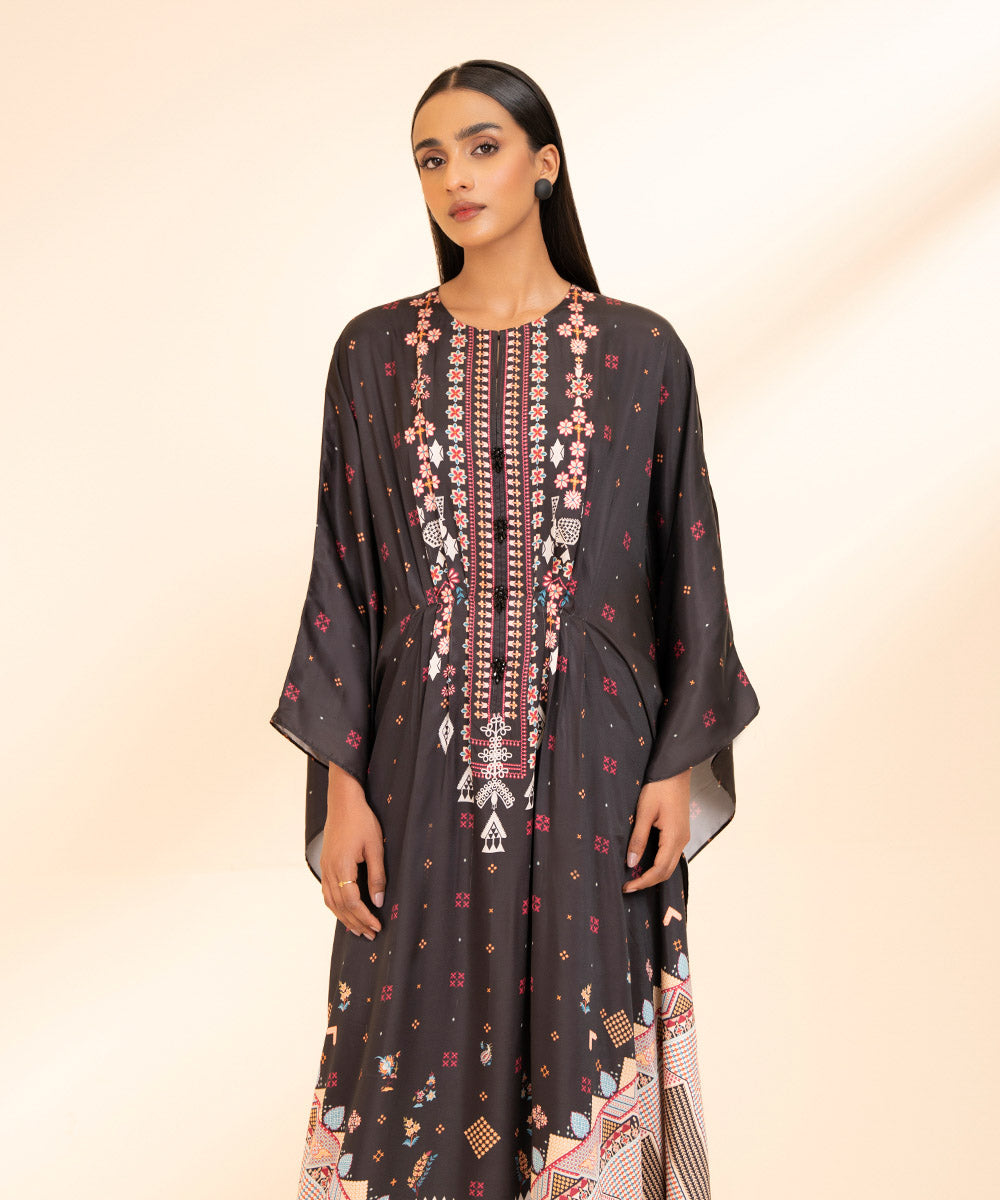 Printed Silk Kaftan