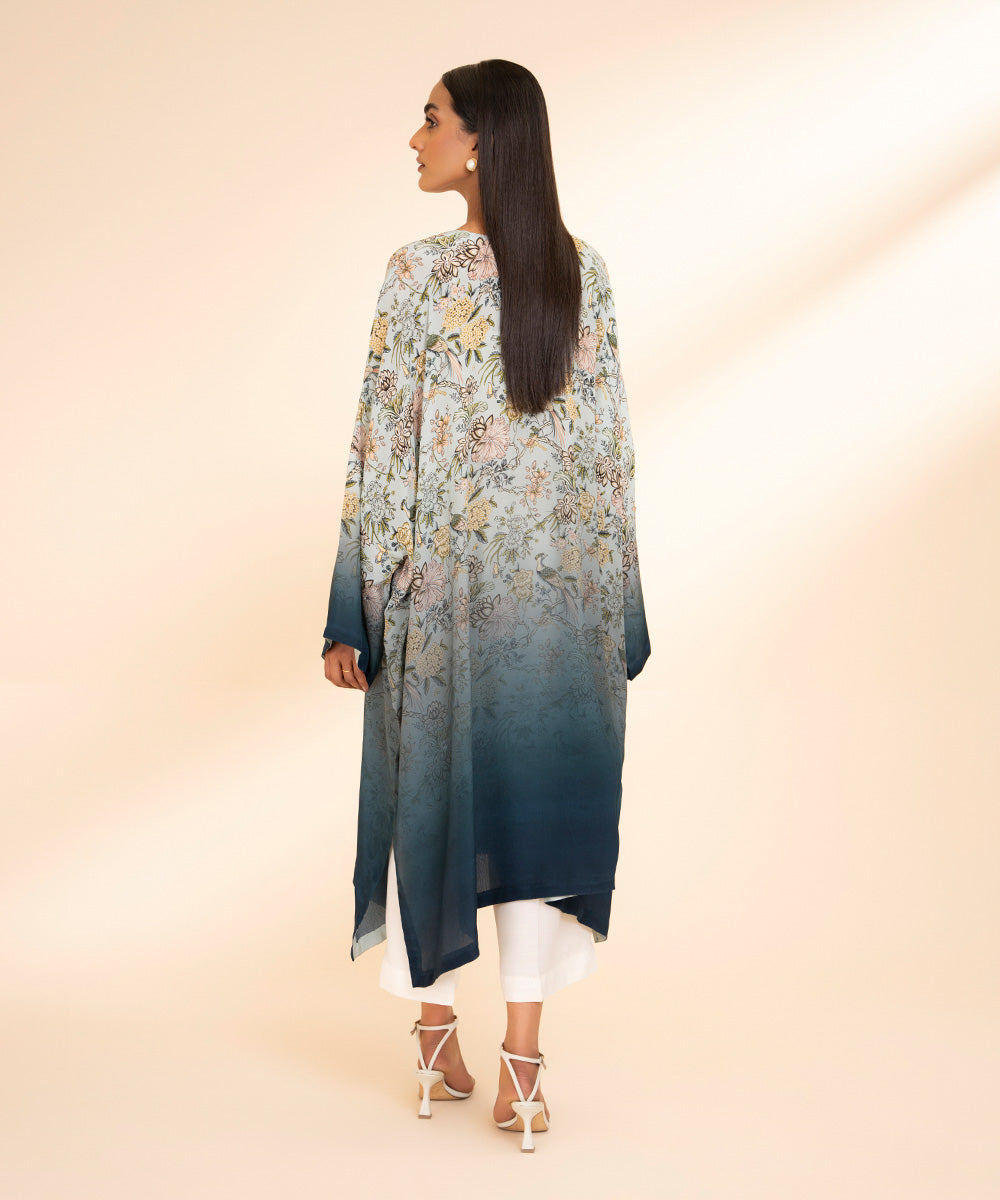 Printed Silk Kaftan