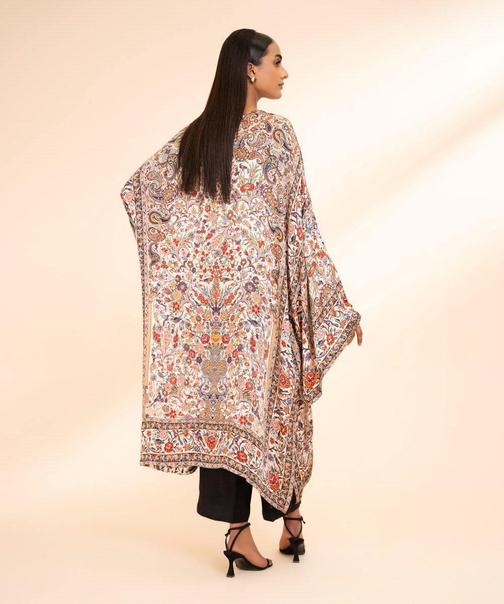 Printed Silk Kaftan