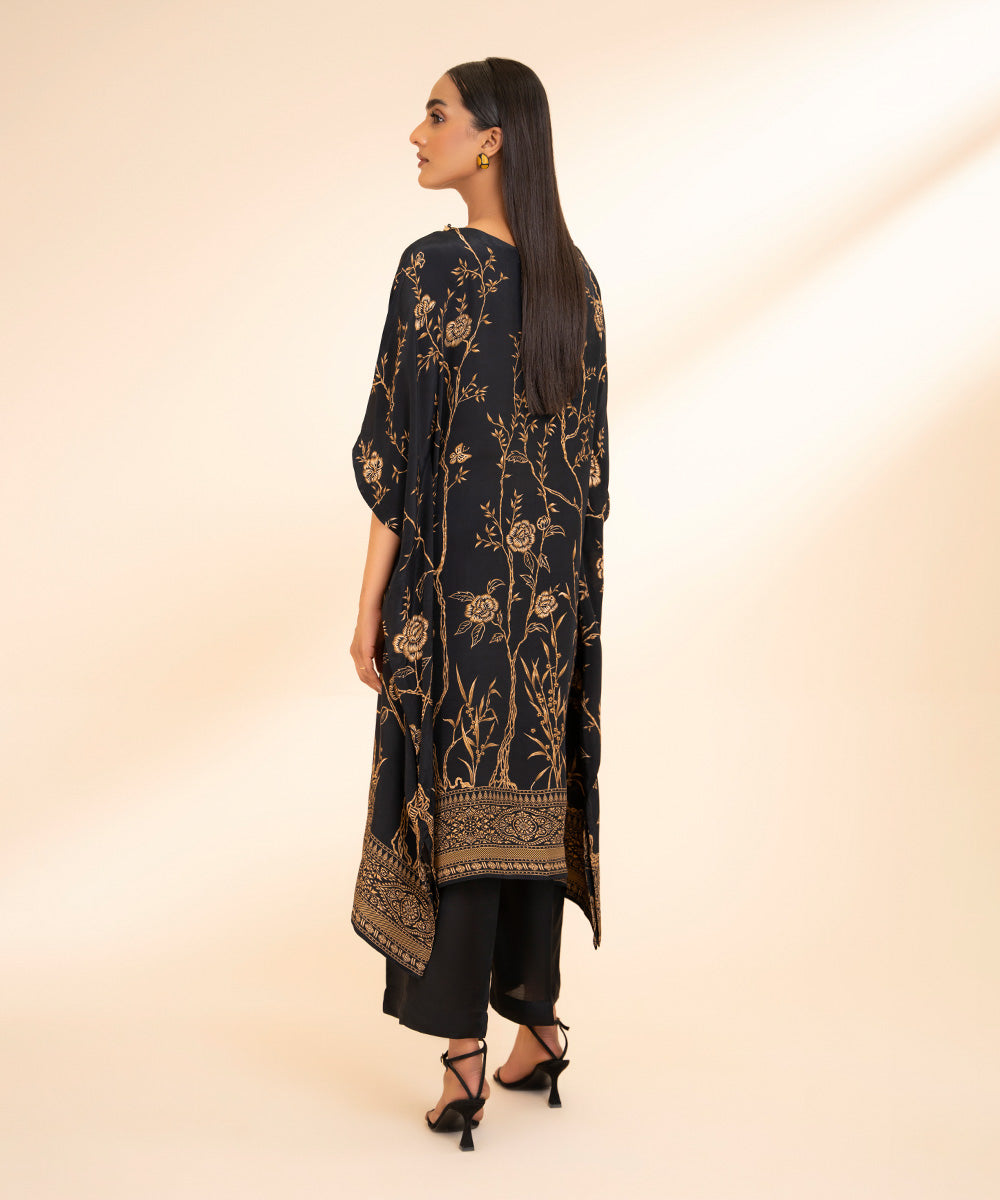 Printed Silk Kaftan